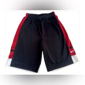Nike Kids Black and Red Sports Shorts